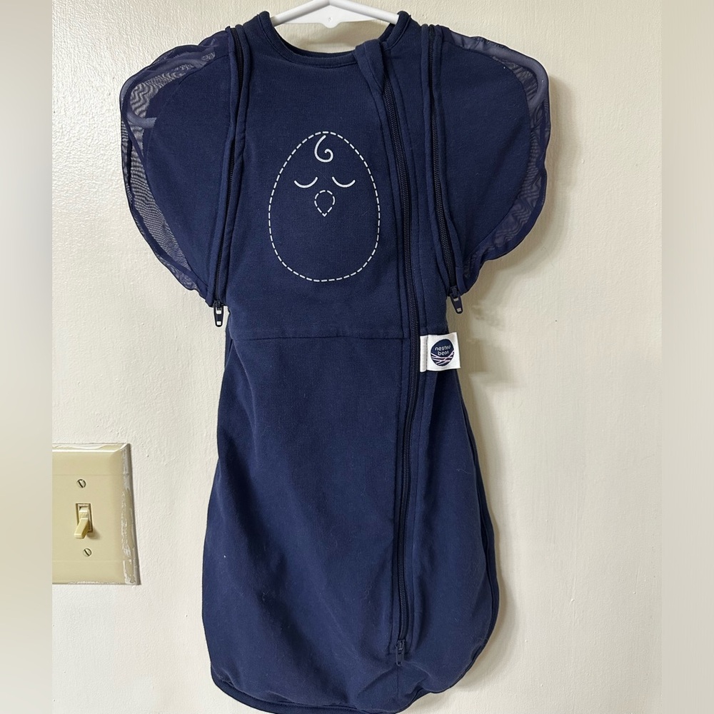 Nested Bean Dark Blue Zen One Swaddle
